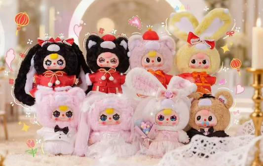 Baby Three Romantic Wedding 400% Plush toy doll