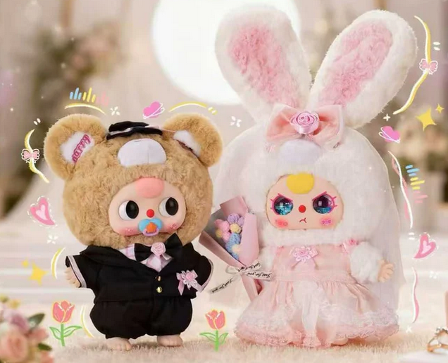 Baby Three Romantic Wedding 400% Plush toy doll