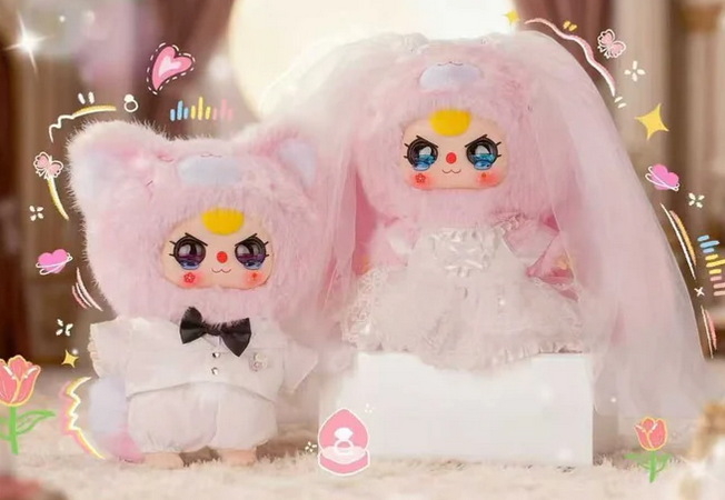 Baby Three Romantic Wedding 400% Plush toy doll