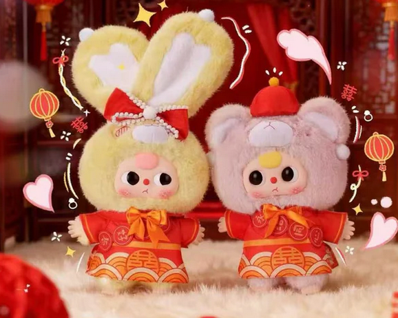 Baby Three Romantic Wedding 400% Plush toy doll