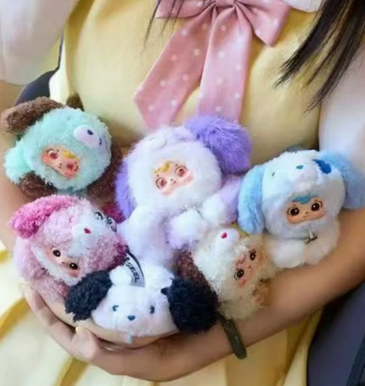 Samuel Tyke Three Puppy Flop Plush toy doll