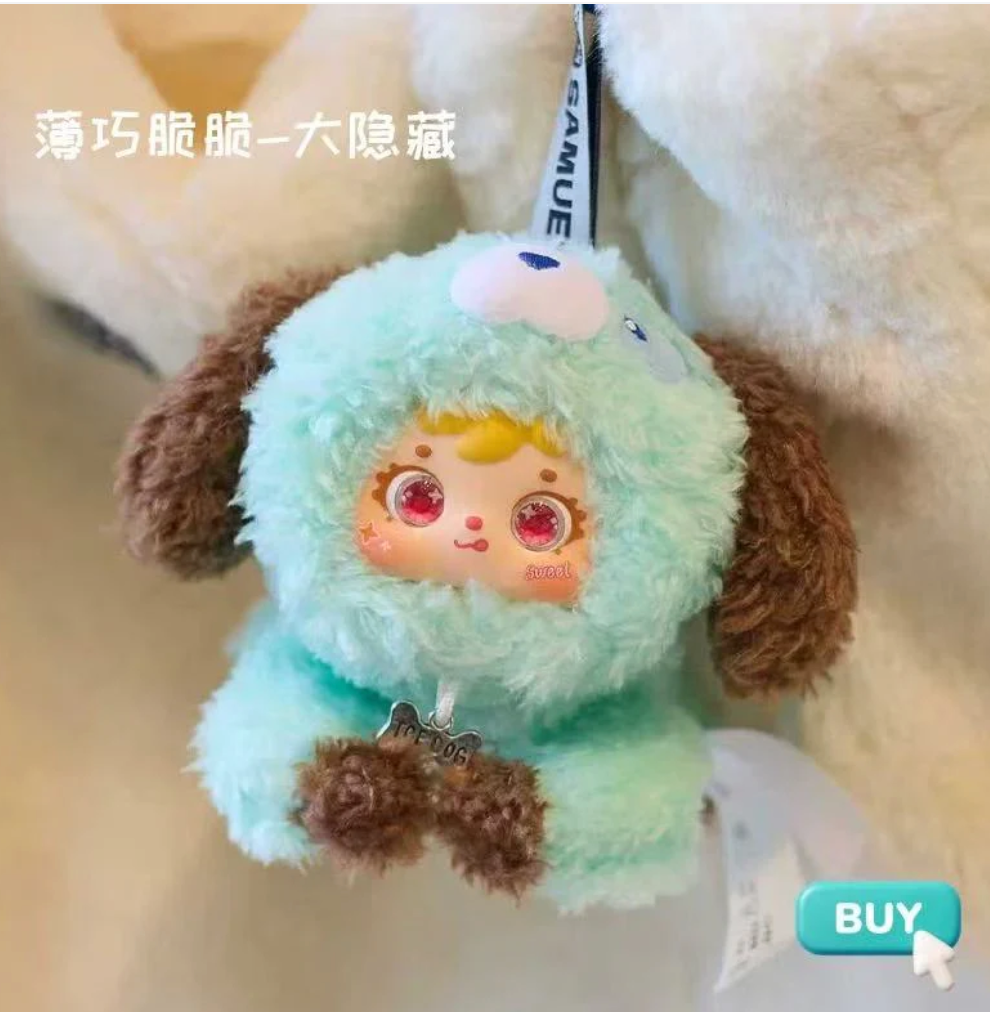 Samuel Tyke Three Puppy Flop Plush toy doll