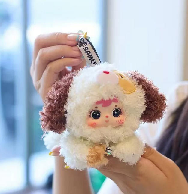 Samuel Tyke Three Puppy Flop Plush toy doll