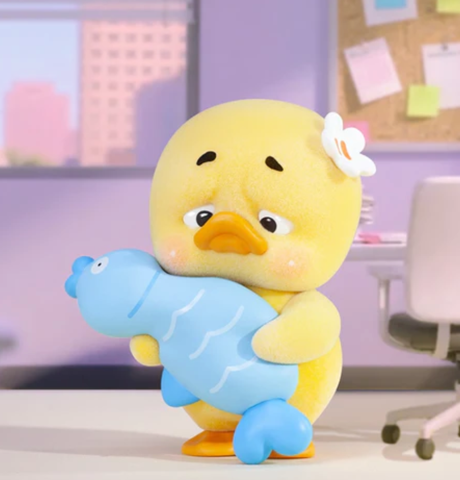 Upset Duck Stop The Spiral Duck Figure toy doll