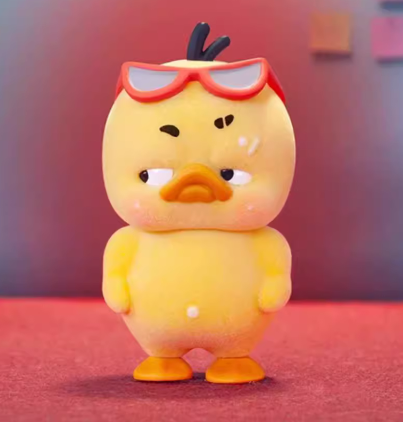 Upset Duck Stop The Spiral Duck Figure toy doll