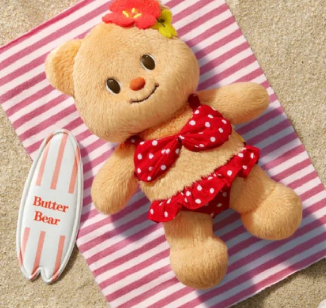 Butter Bear OOTD Dress-Up Plush toy doll