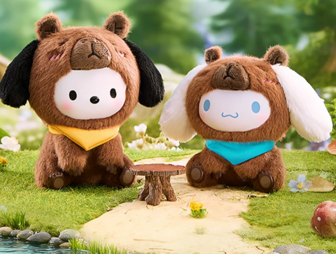 Sanrio Laid-back Capybara Plush toy doll