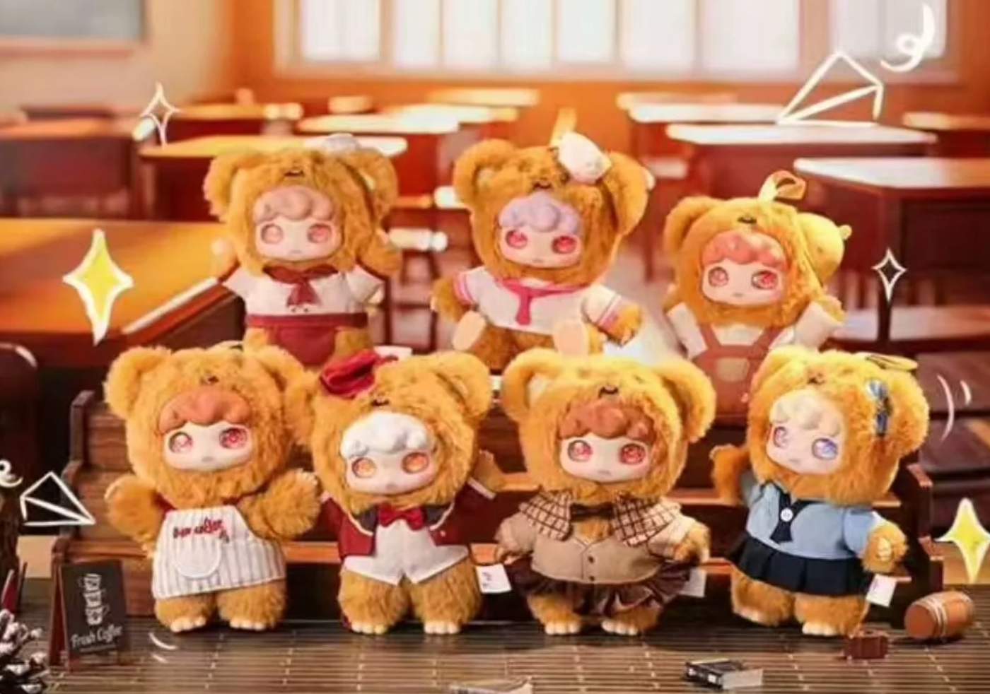 Domi Little Bear’s Daily Work Plush toy doll