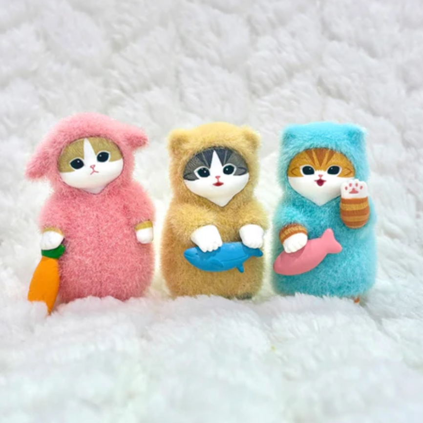 Mofusand Fluffy Pajama Mini Figures toy doll