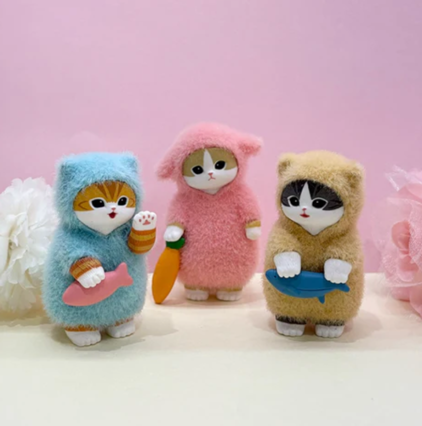 Mofusand Fluffy Pajama Mini Figures toy doll