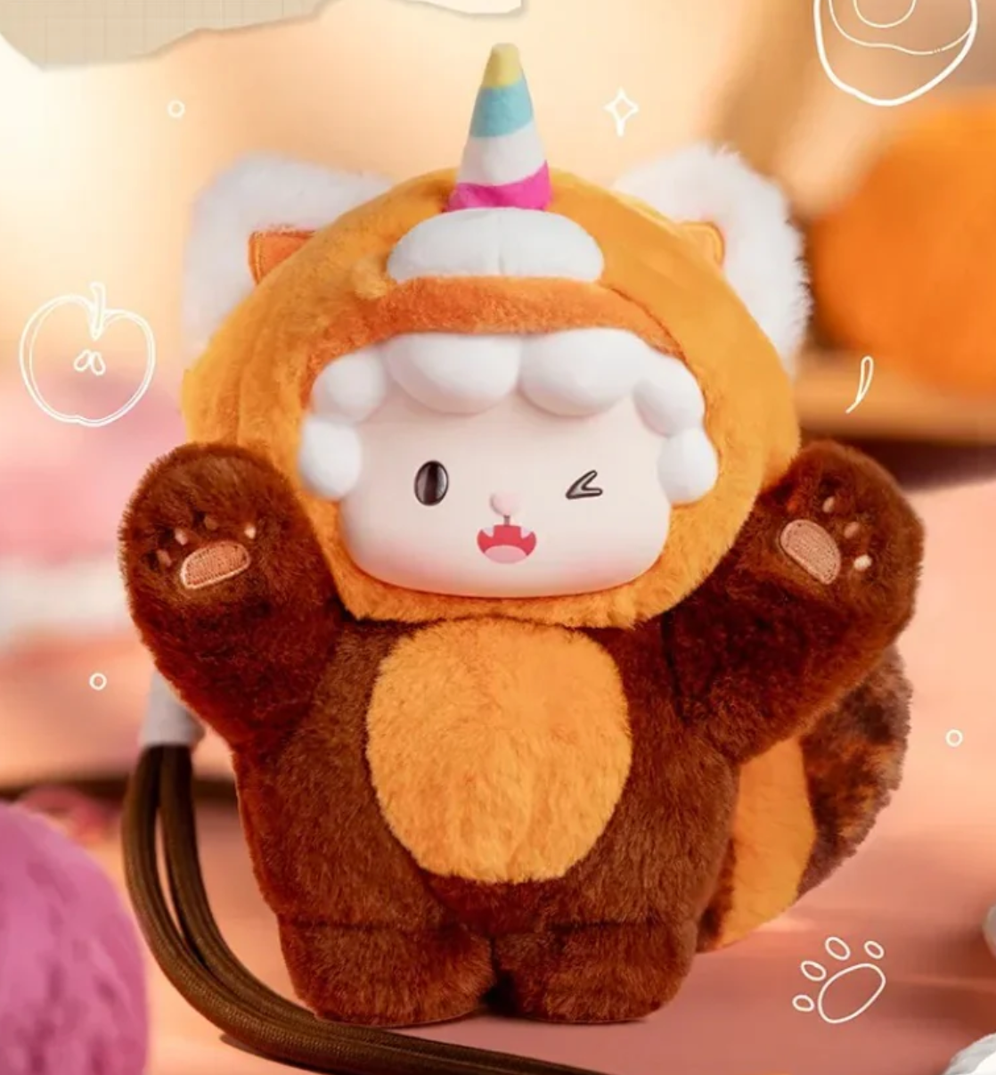 Gyun V4 Crossbody Bear Plush toy doll