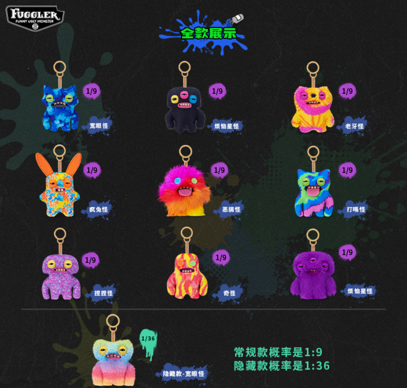 Fuggler Keypers Plush toy doll