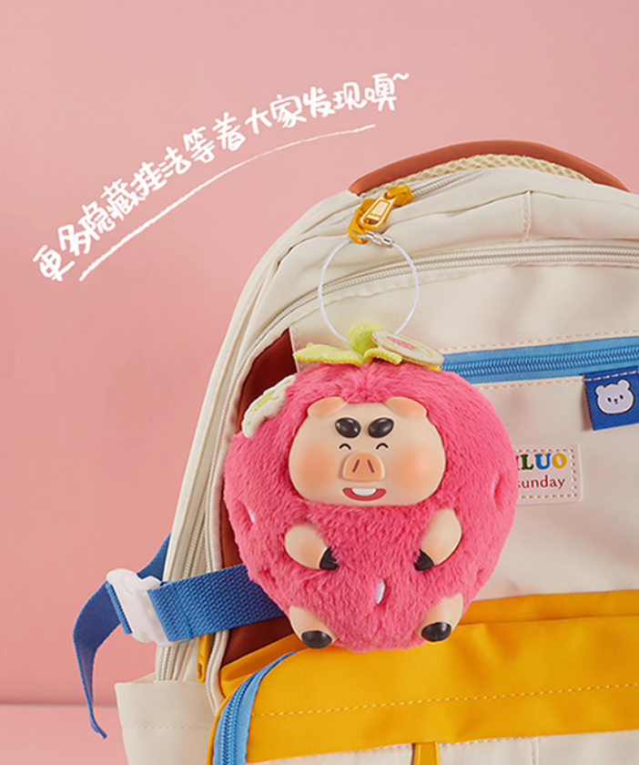 Strong Pig Fruit & Veggie Plush toy doll