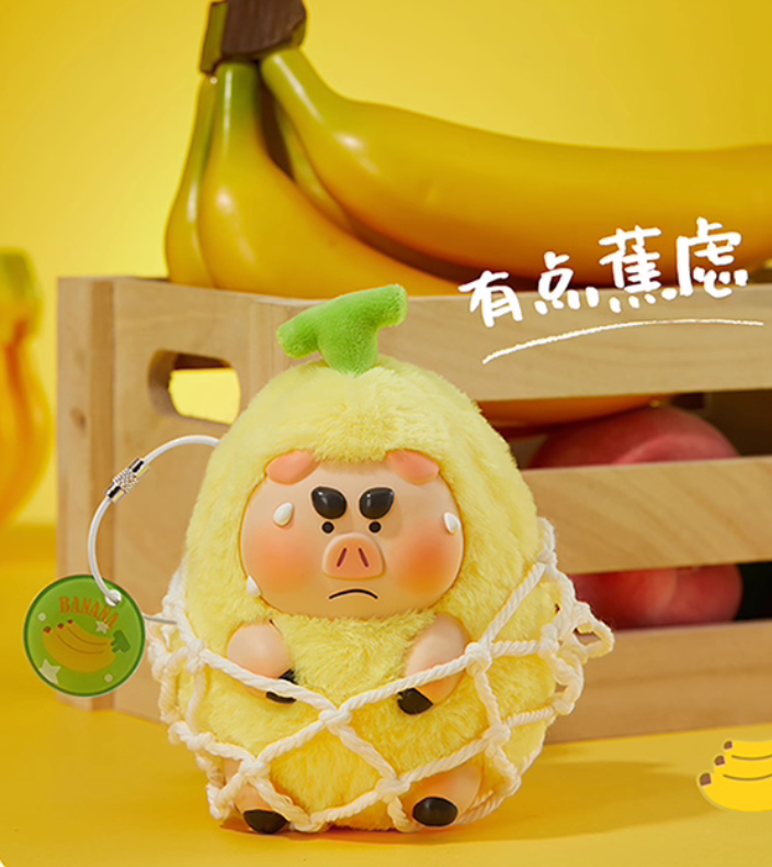 Strong Pig Fruit & Veggie Plush toy doll