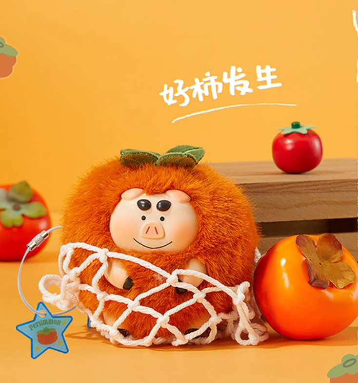 Strong Pig Fruit & Veggie Plush toy doll