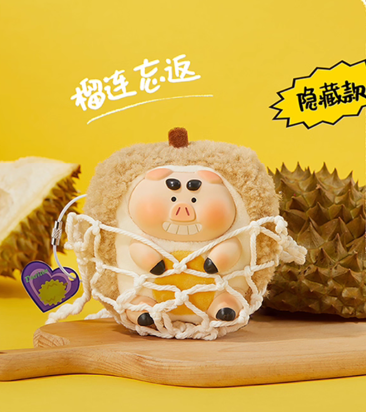 Strong Pig Fruit & Veggie Plush toy doll