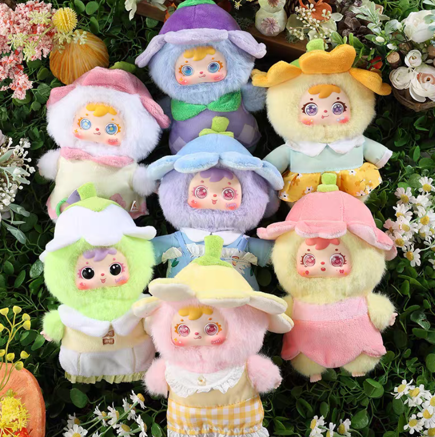 Samuel Tyke Three Flower Shadow Light Flow Plush toy doll