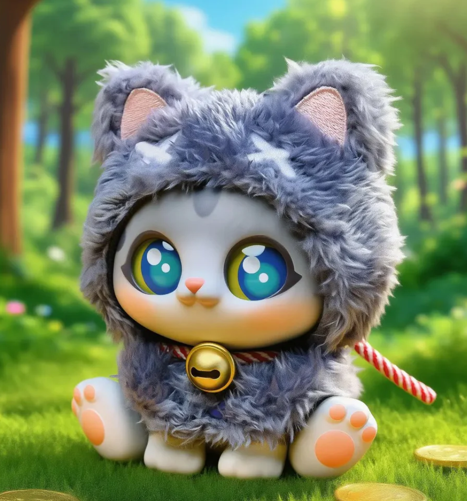 PICOCO Lucky Kitty Cape Plush toy doll