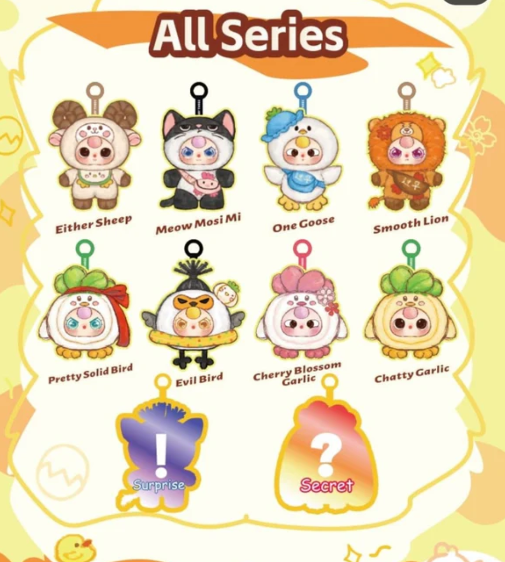 Baby Three Wuhan Limited Edition Plush toy doll