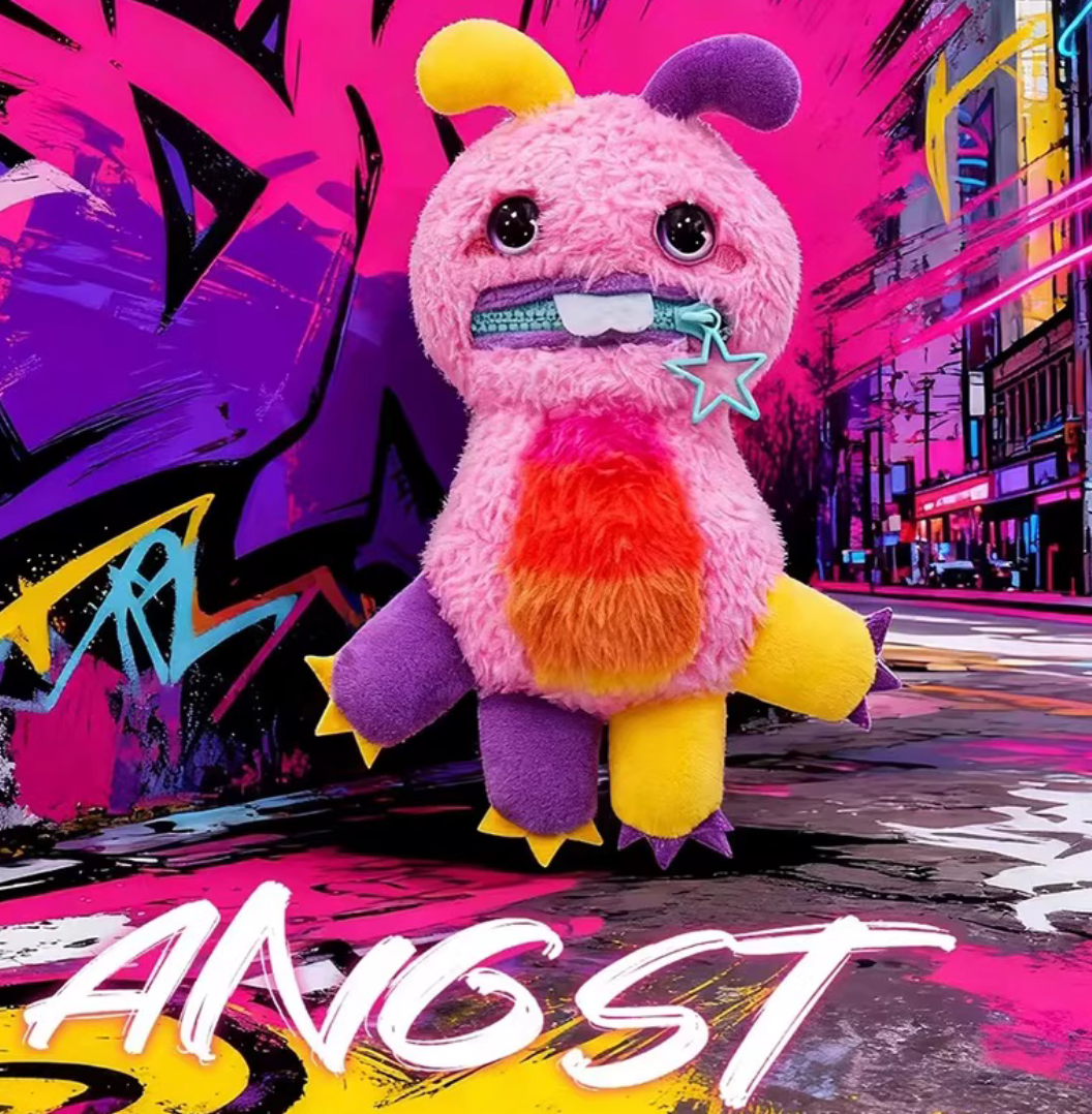 Nomster Nom Bad Mood Sound Plush toy doll