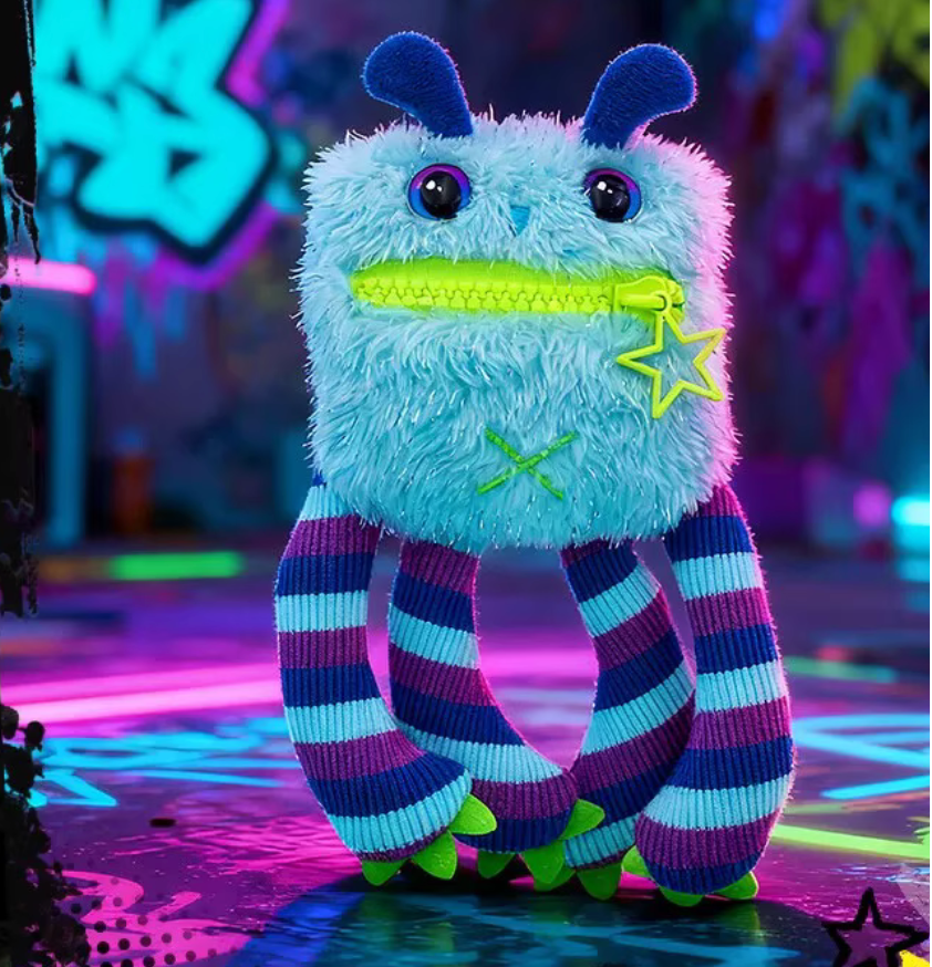 Nomster Nom Bad Mood Sound Plush toy doll