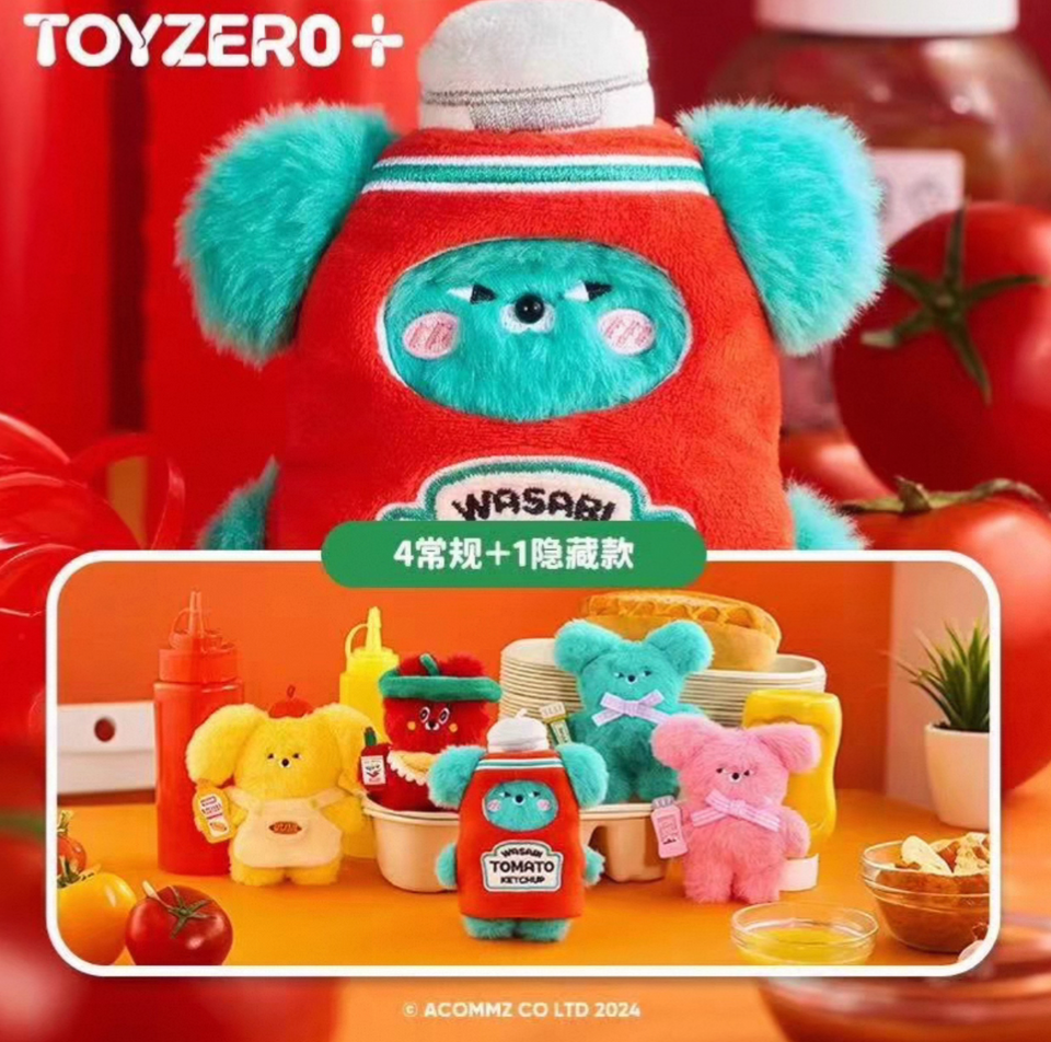 WASABI BEAR Flavor Plush toy doll