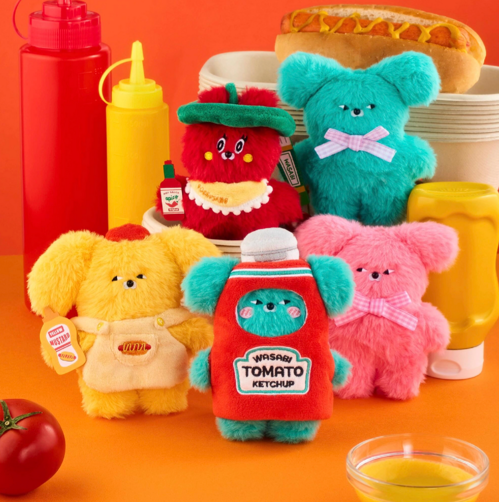 WASABI BEAR Flavor Plush toy doll