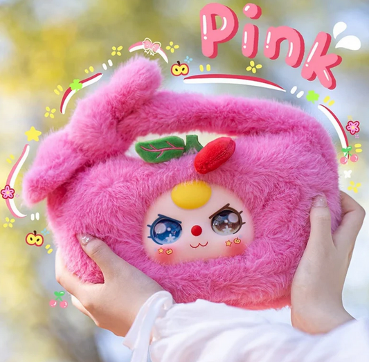 Baby Three Baby Fruit Handbag Plush toy doll