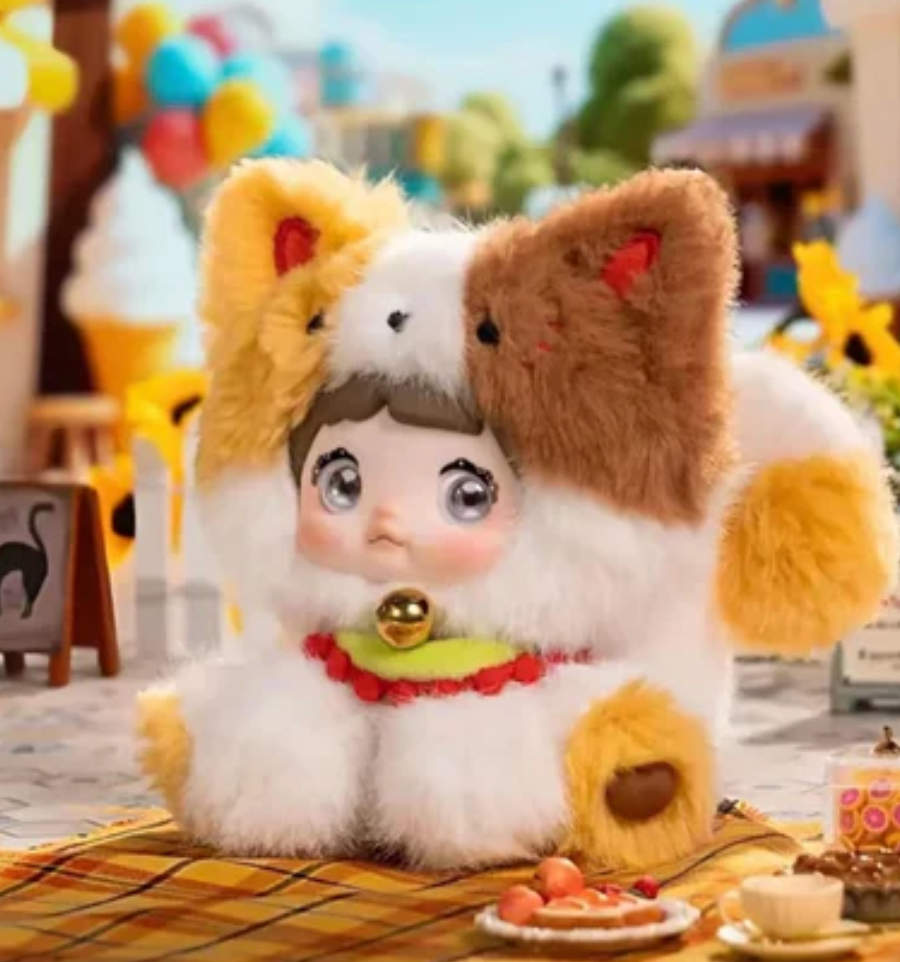 Nommi Sitting Zoo Plush toy doll