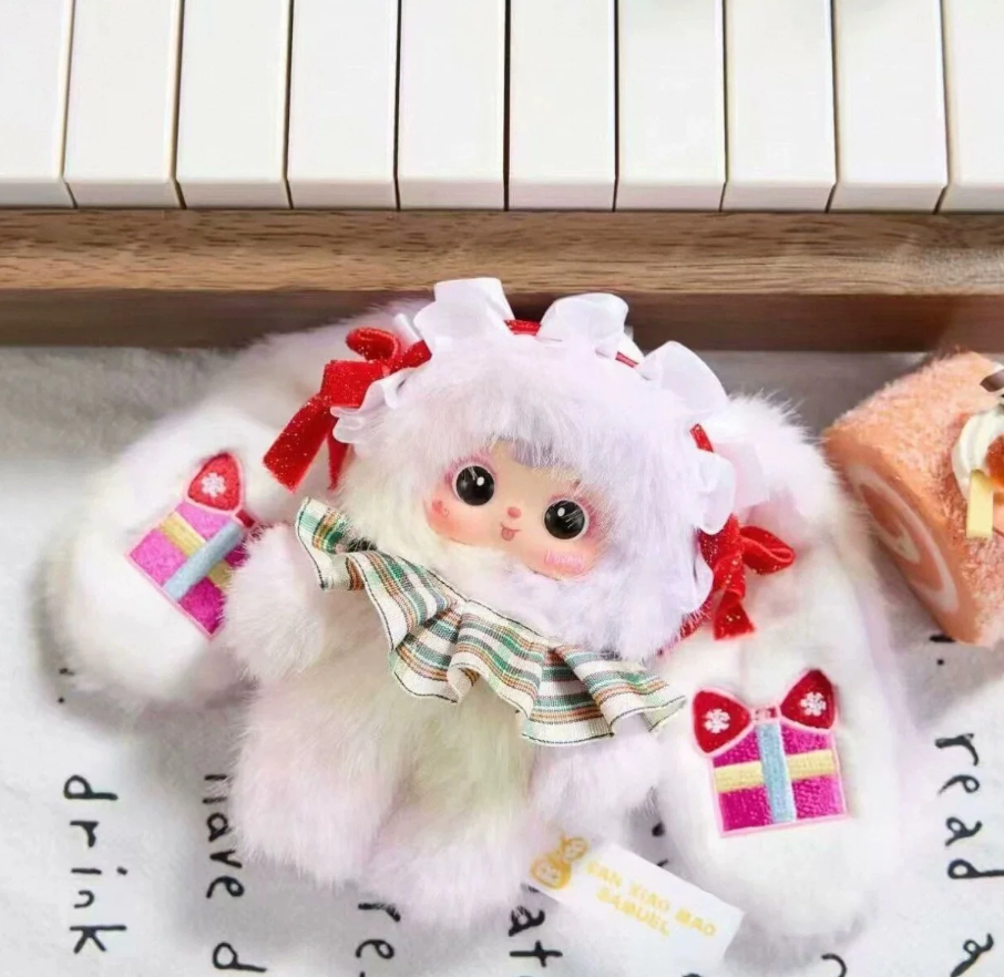Samuel Tyke Three Tea Party On a Snowy Night Plush toy doll