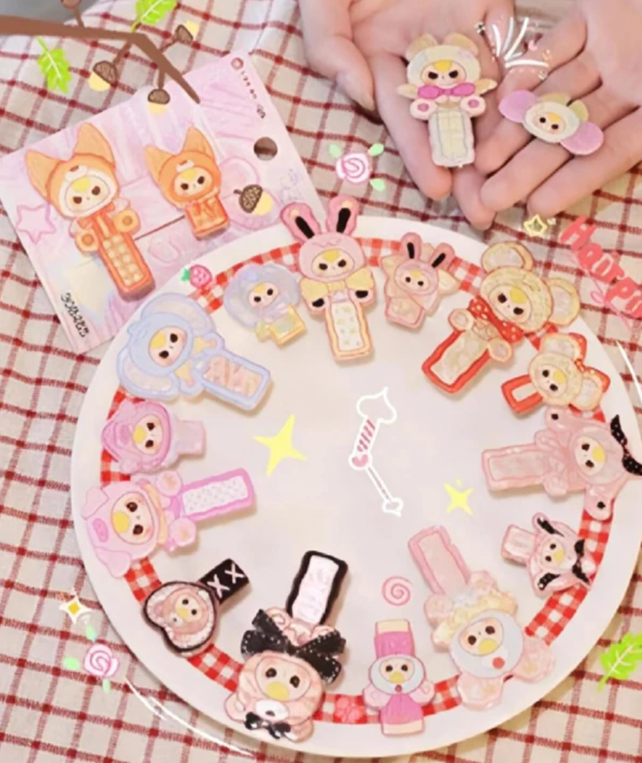 Baby Three Hair Clip toy doll