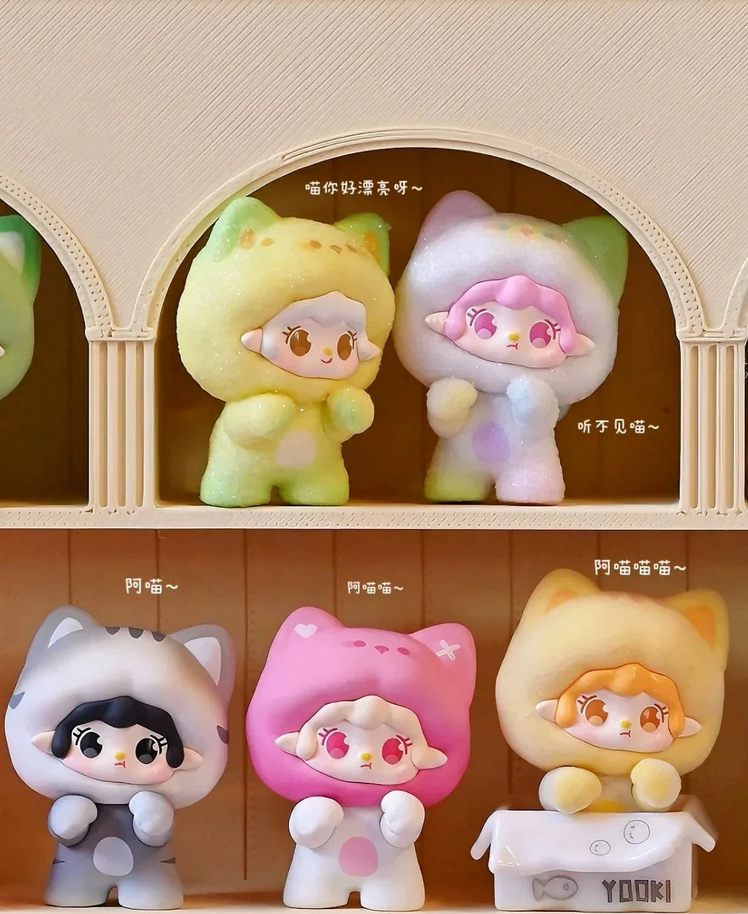 Yooki Cat on The Loose Bean toy doll