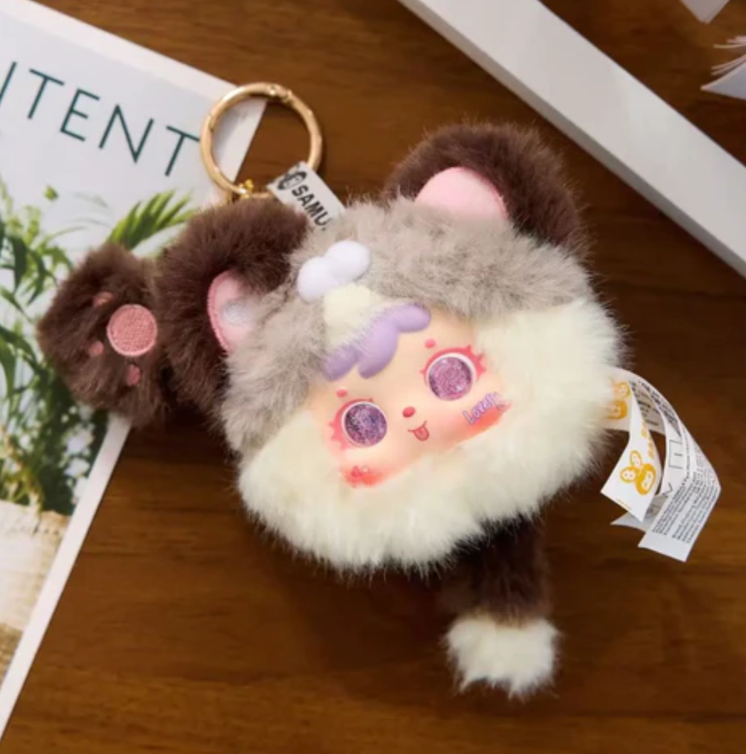 Samuel Tyke Three Kitten Paw Plush toy doll