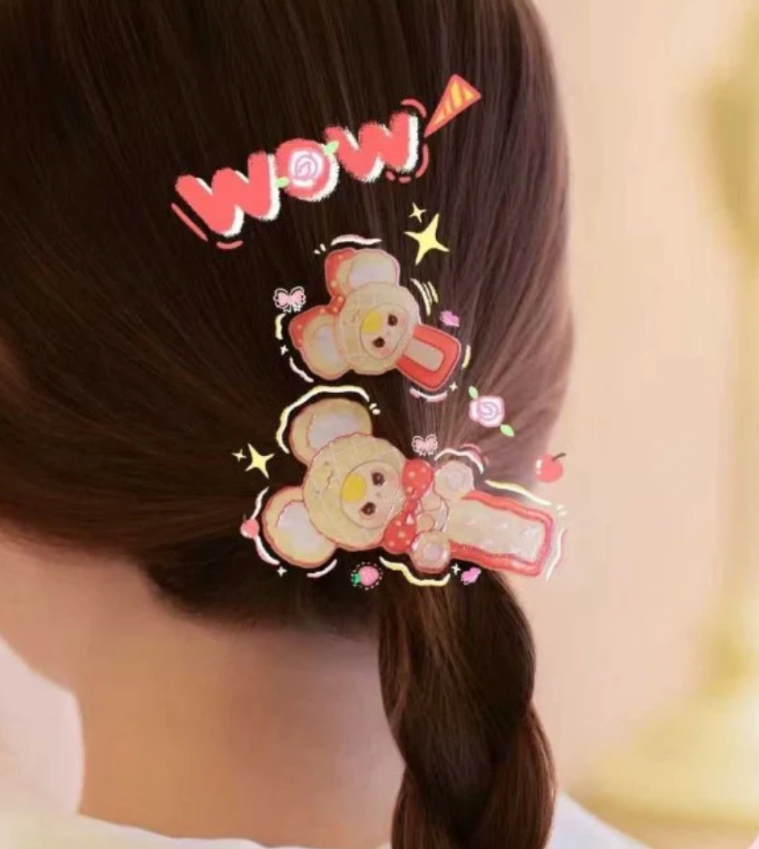 Baby Three Hair Clip toy doll