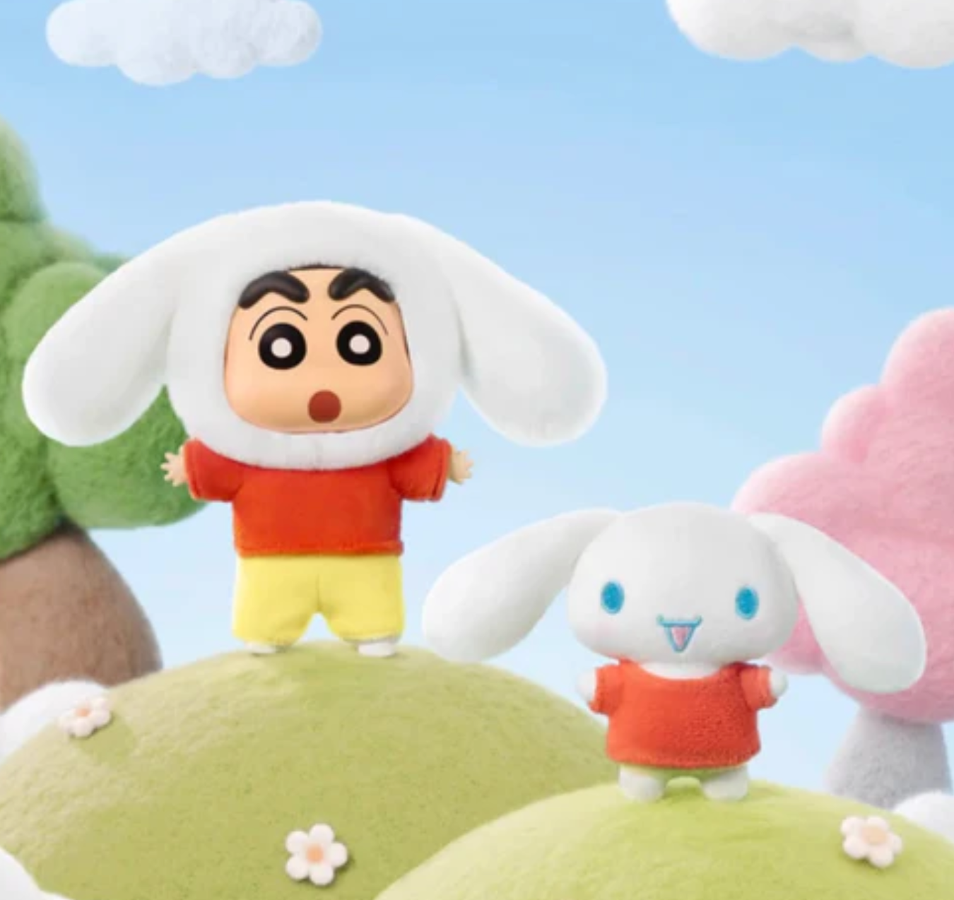 Cinnamoroll & Crayon Shinchan Amusement Dreamland Plush toy doll