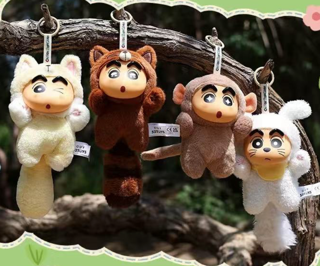 ShinChan Big Tail Animals Plush toy doll