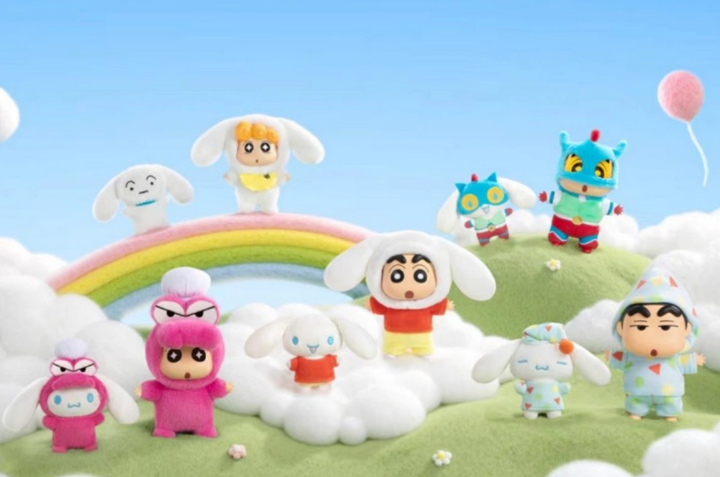 Cinnamoroll & Crayon Shinchan Amusement Dreamland Plush toy doll