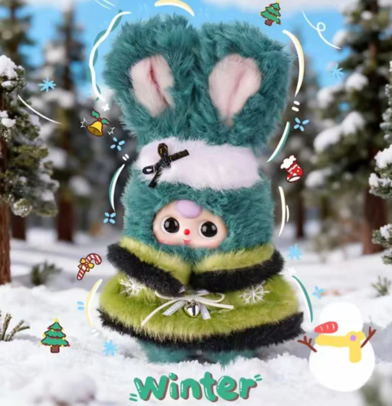 Baby Three Winter Plush toy doll