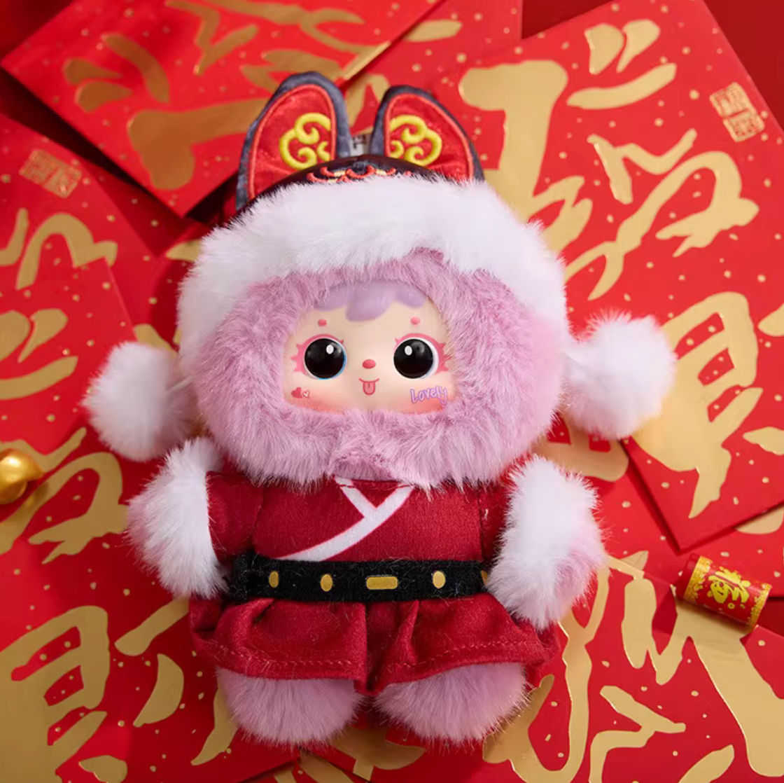 Samuel Tyke Three Good Luck in The Year of Horse Plush toy doll