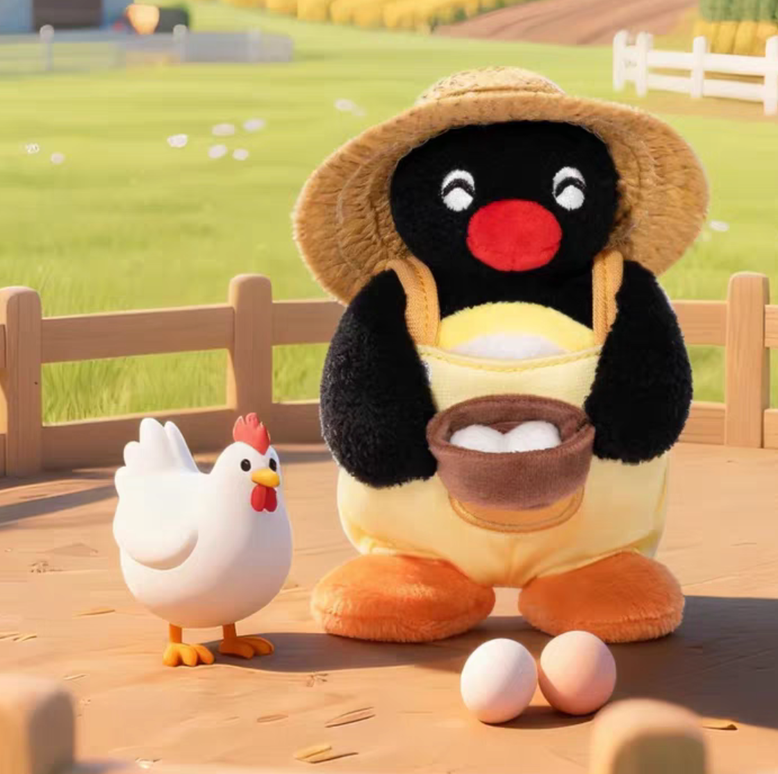 Pingu Happy Farm Plush toy doll
