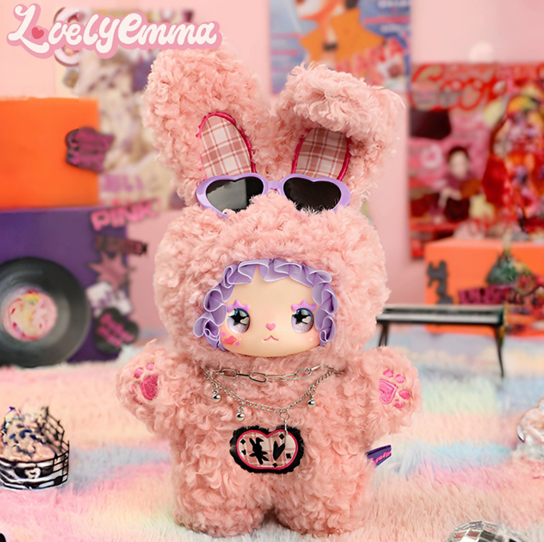 LOVELY EMMA Punk Era Plush toy doll