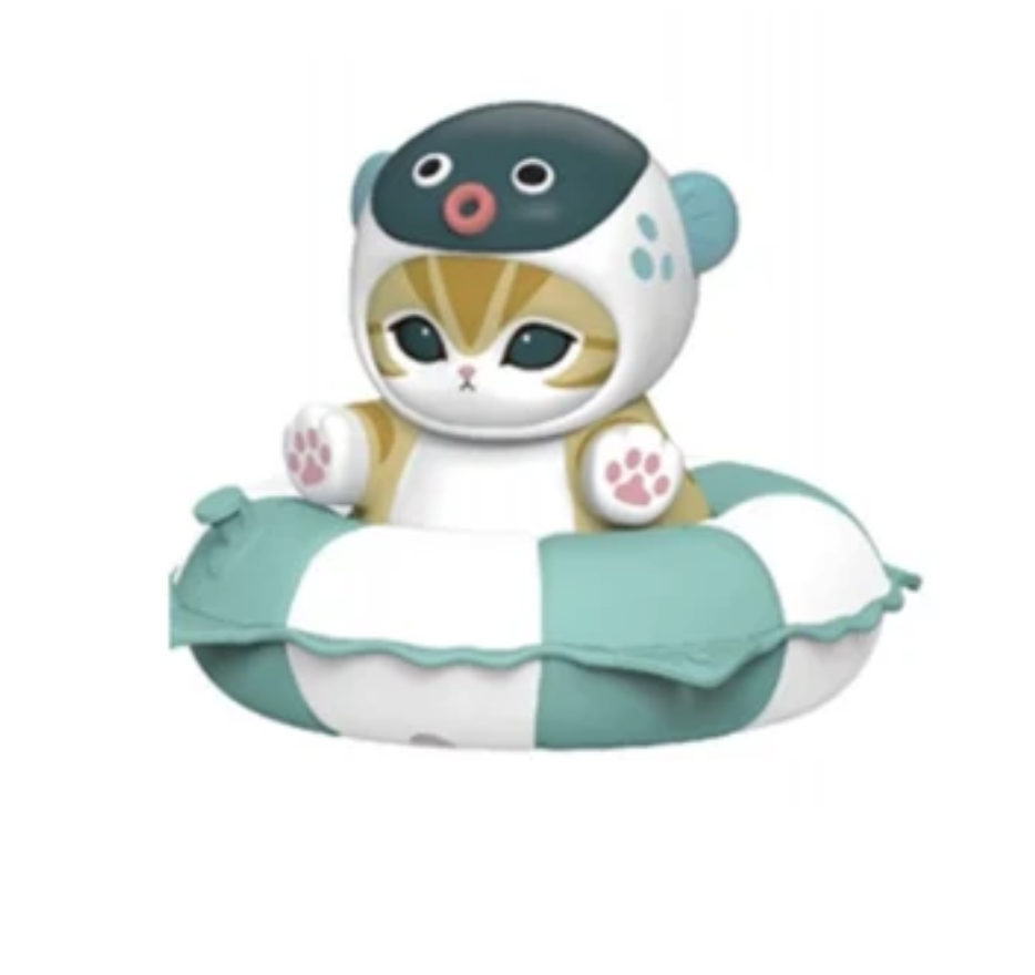 Mofusand Swimming Ring Bean toy doll