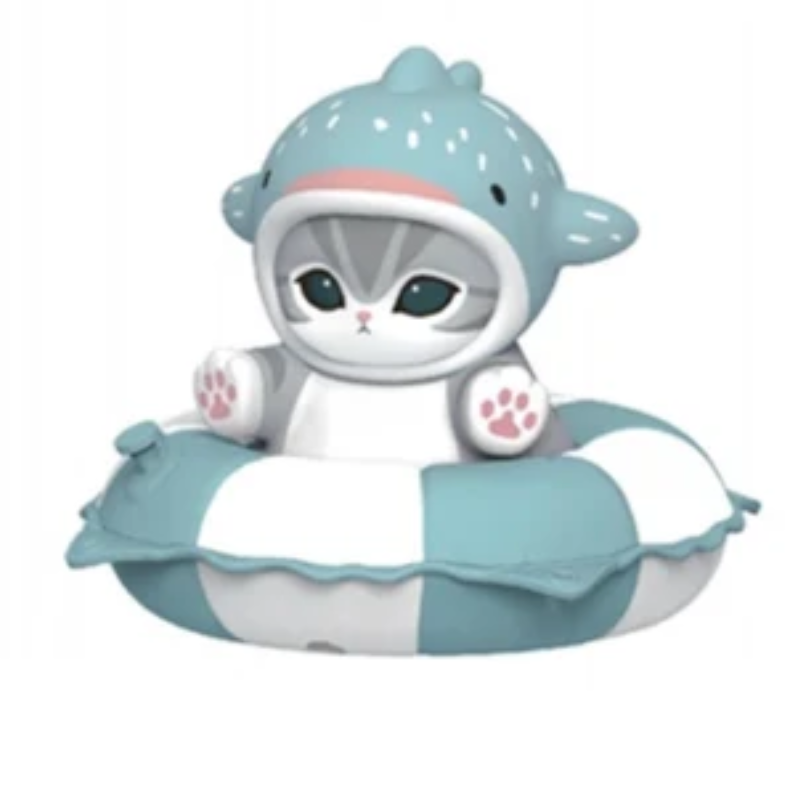 Mofusand Swimming Ring Bean toy doll