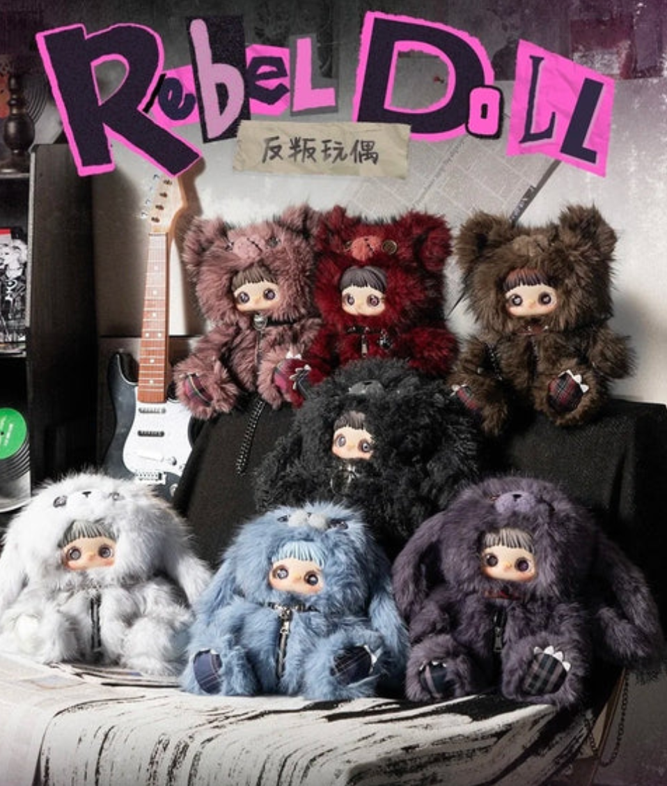 MAYMEI 400% Rebel Doll Backpack Plush toy doll