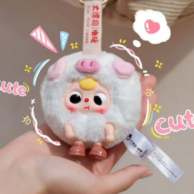 Baby Three Round Beast Plush toy doll