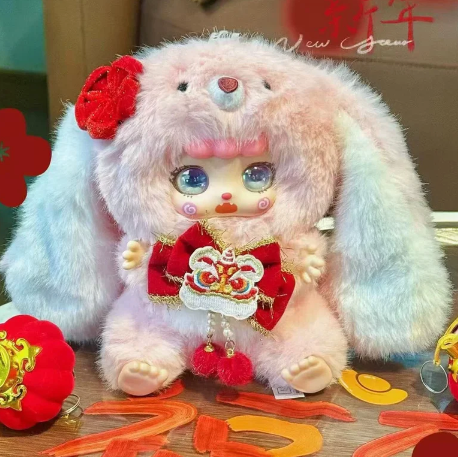 Kebidou Mini Bunny Happy New Year Plush toy doll