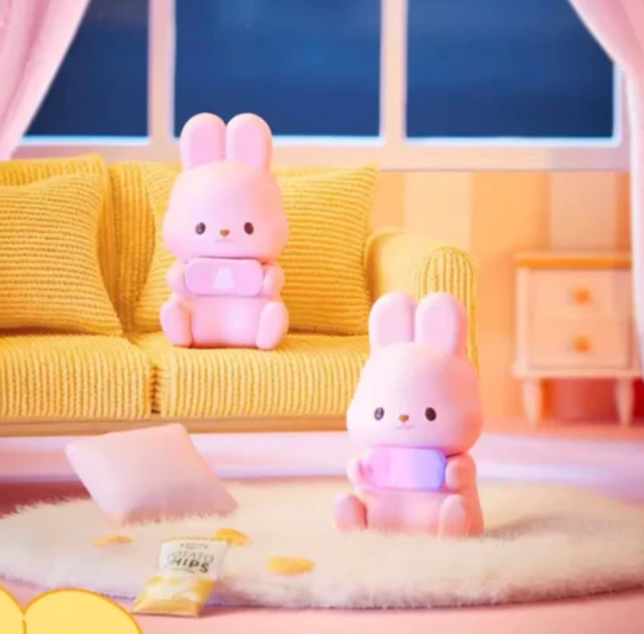 MOMO BUNNY 24H Life Diary Bean toy doll