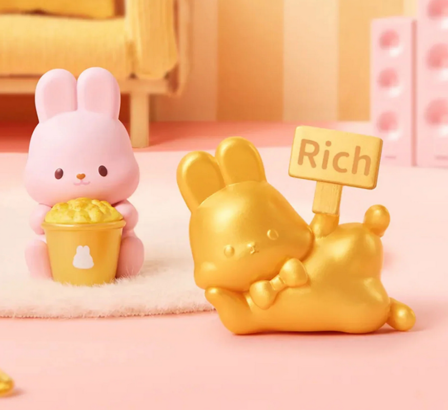 MOMO BUNNY 24H Life Diary Bean toy doll