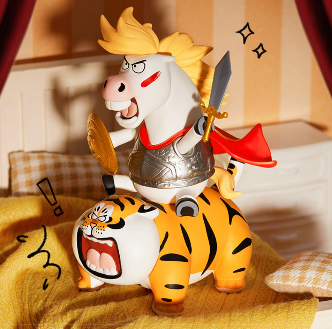 The Fat Tiger The Real Crazy Horse Figure toy doll