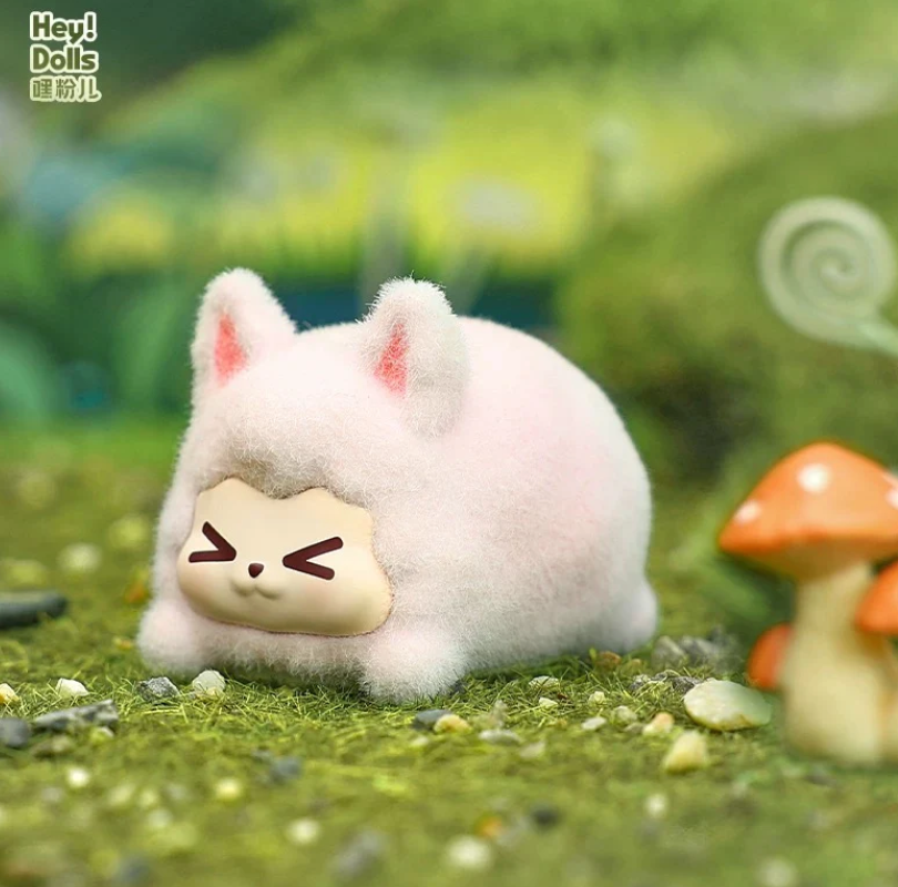 Rabbit Kiki Flocked Baby Animal Bean toy doll